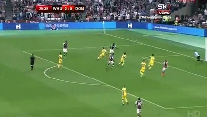 Cheikhou Kouyate Goal - West Ham 2-0 Domzale - 04-08-2016 (1)