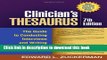 Ebook Clinician s Thesaurus, 7th Edition: The Guide to Conducting Interviews and Writing