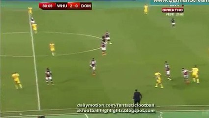 3-0 Sofiane Feghouli Debut Goal HD - West Ham 3-0 Domzale - 04.08.2016