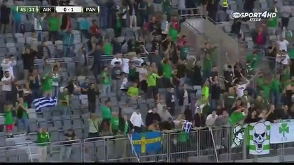 AIK 0 X 2 Panathinaikos {4.8.2016} ALL GOALS