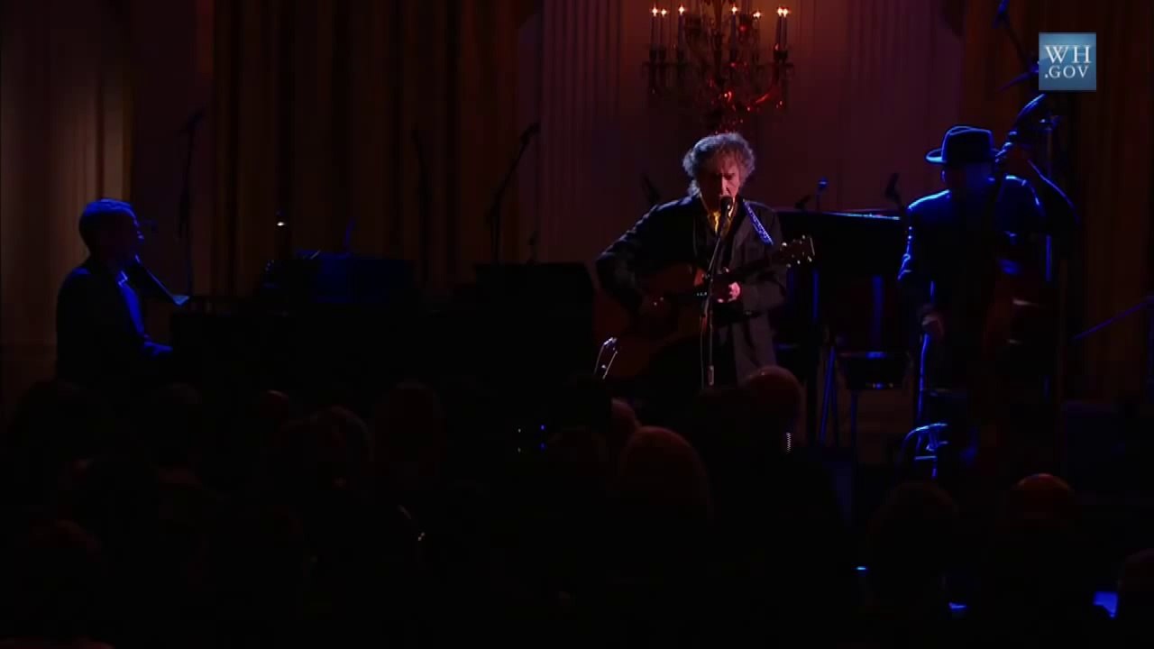 Bob Dylan in the White House 2010 - The Times They Are A Changing - In Performance