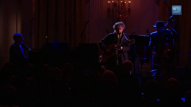Bob Dylan in the White House 2010 - The Times They Are A Changing - In Performance