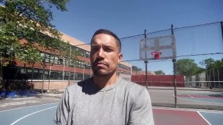 Dad Makes First Basketball Trick Shot From 3-Point Range