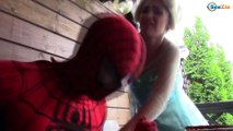 Spiderman w/ Frozen Elsa & Doctor Zombie vs Batman - Superheroes in real life Videos Compilation