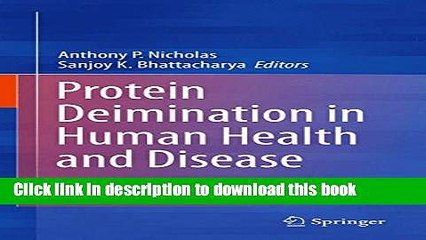 [PDF] Protein Deimination in Human Health and Disease Read Online