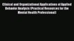[PDF] Clinical and Organizational Applications of Applied Behavior Analysis (Practical Resources