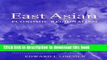 [Download] East Asian Economic Regionalism Free Books