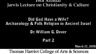 Jarvis Lecture on Christianity & Culture Part 2