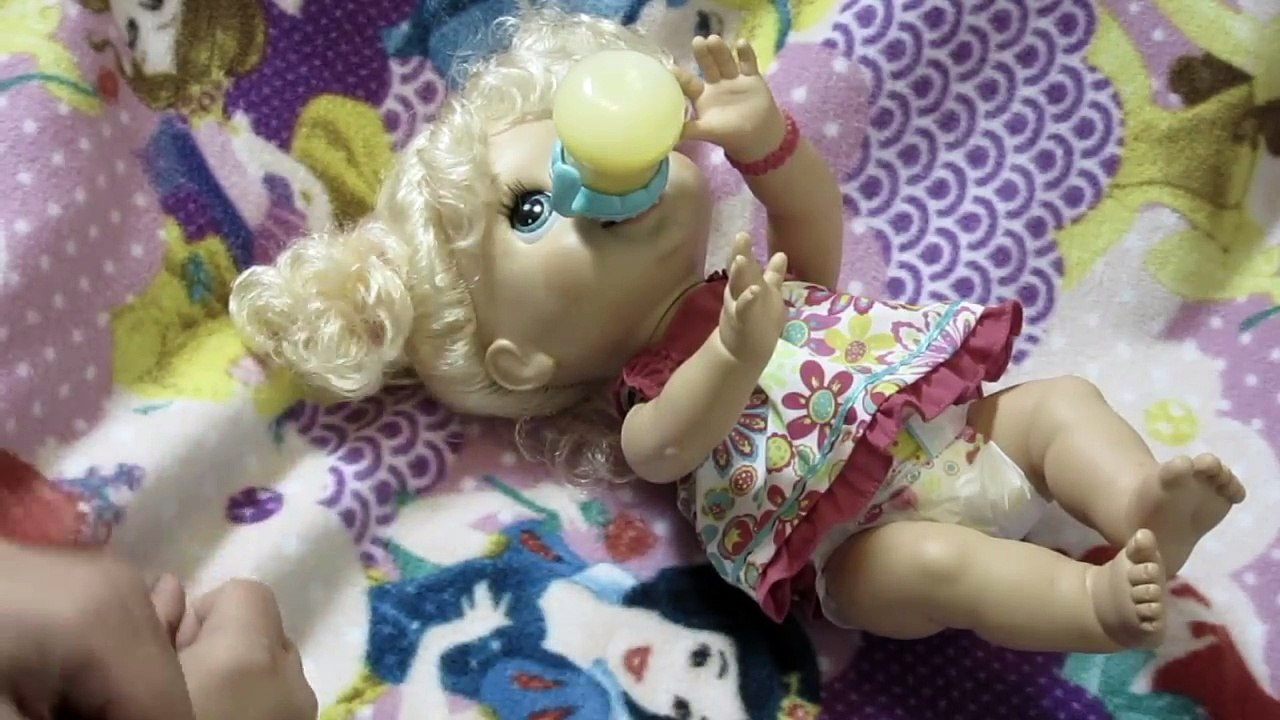 BABY ALIVE MY REAL BABY feeding and changing video + Shoutouts!
