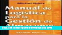 [Read  e-Book PDF] Manual de Logistica Para La Gestion de Almacenes (Spanish Edition)  Read Online