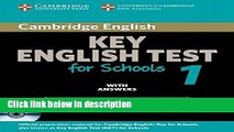 Ebook Cambridge KET for Schools 1 Self-study Pack (Student s Book with Answers and Audio CD):