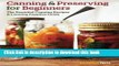 Ebook Canning and Preserving for Beginners: The Essential Canning Recipes and Canning Supplies