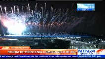 ¡Bienvenida carioca! Vea la prueba de los Fuegos artificiales que harán parte de la inauguración de los JJ.OO.