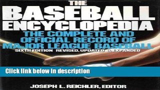 Ebook The Baseball Encyclopedia: The Complete and Official Record of Major League Baseball Full