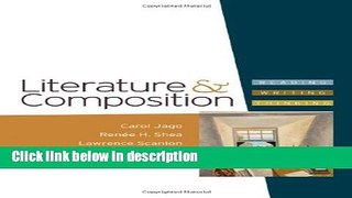 Ebook Literature   Composition: Reading - Writing - Thinking Free Online