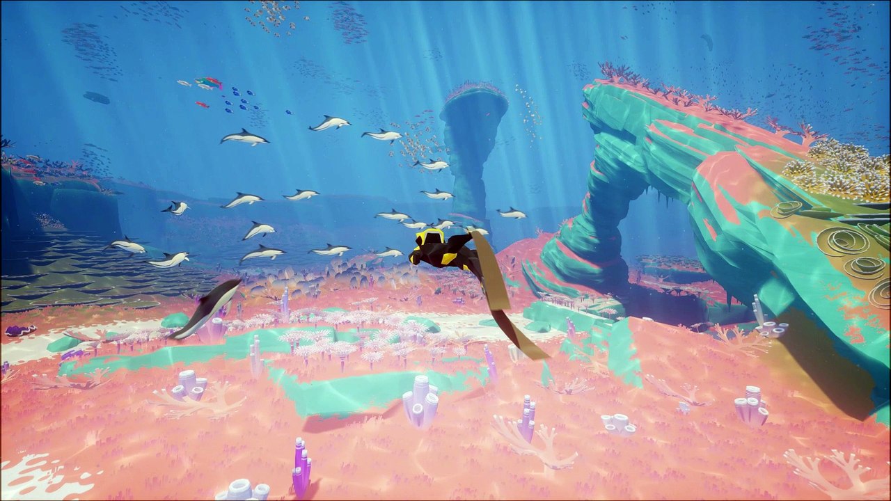 abzu - dolphins