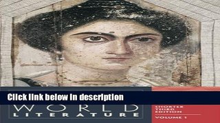 Ebook The Norton Anthology of World Literature (Shorter Third Edition)  (Vol. 1) Free Online