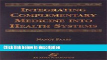 Books Integrating Complementary Medicine Into Health Systems Free Online