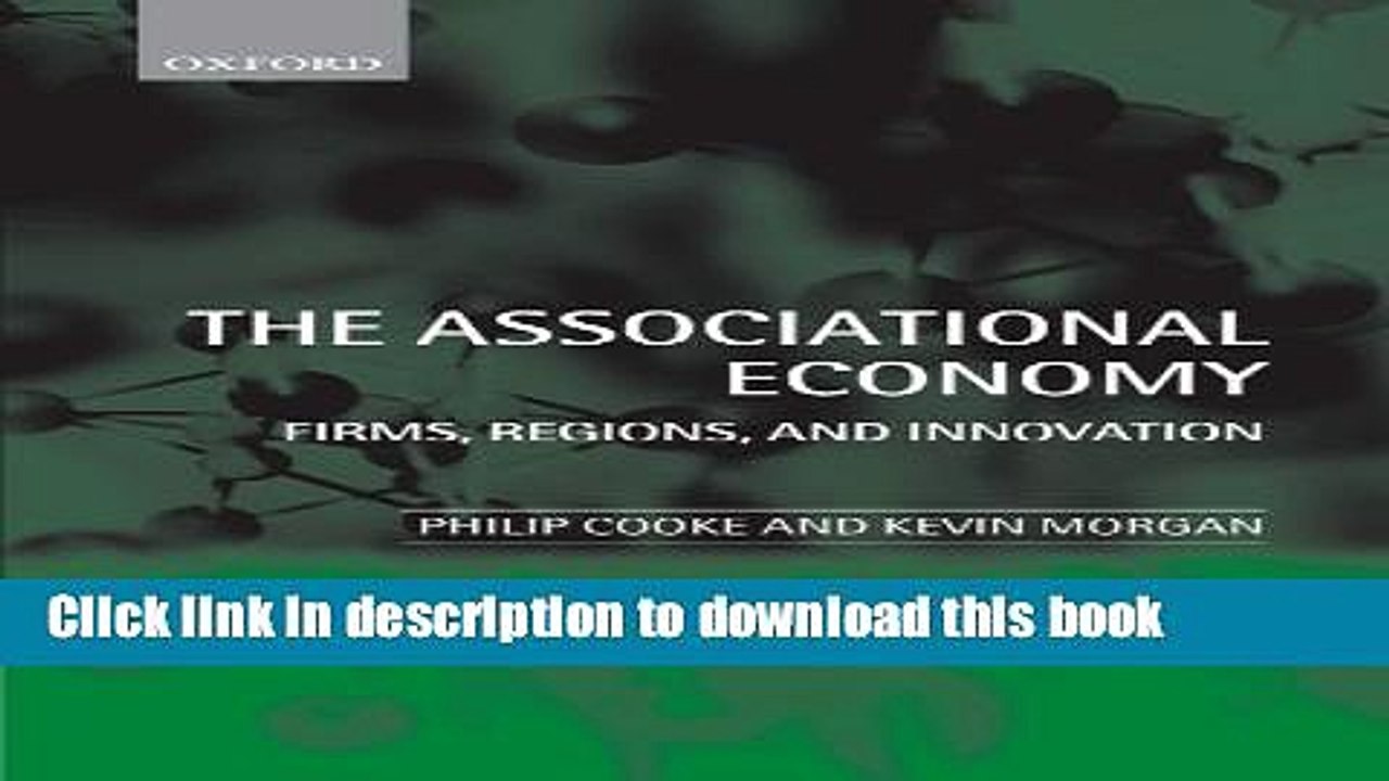 [Download] The Associational Economy: Firms, Regions, and Innovation Free Books