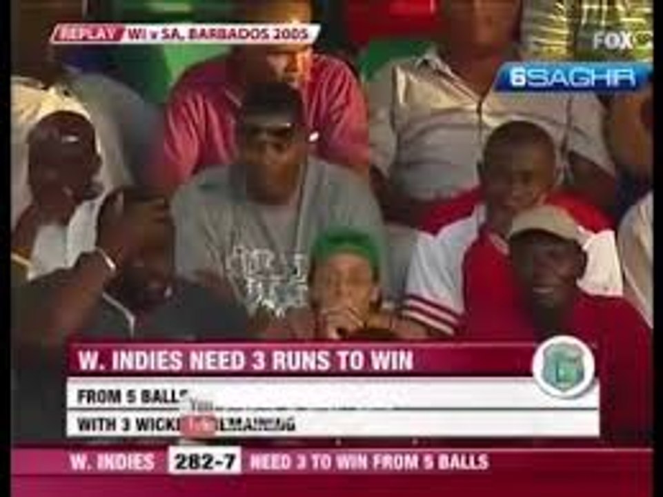 Best win of a cricket match ever in the final over-Amazing video