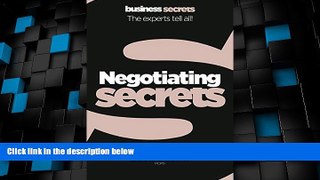 READ FREE FULL  Negotiating (Collins Business Secrets)  READ Ebook Full Ebook Free