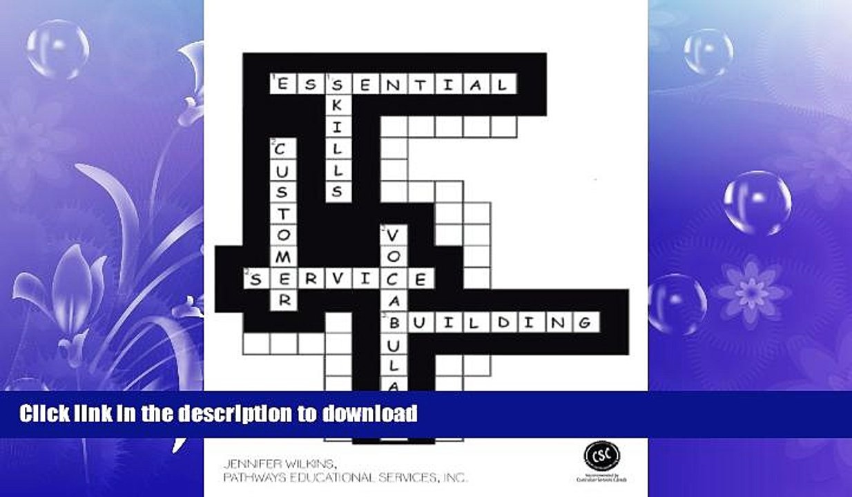 READ THE NEW BOOK Essential Skills: Customer Service Vocabulary Building Workbook FREE BOOK ONLINE
