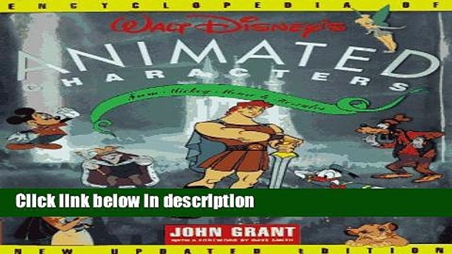 Books Encyclopedia of Walt Disney s Animated Characters: From Mickey Mouse to Hercules Free Download