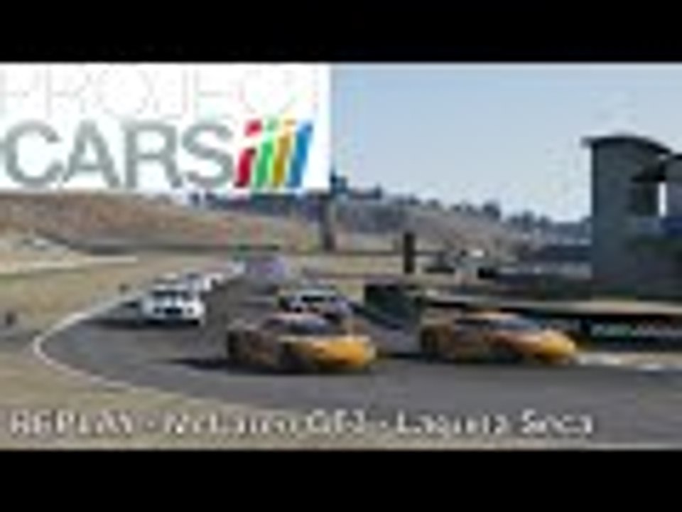 Project Cars Career US GT3 Championship | McLaren MP4 12C GT3 Laguna Seca | REPLAY Round 1 Race 1