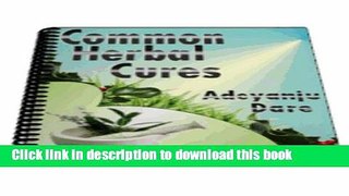 Books Common Herbal Cures Free Online