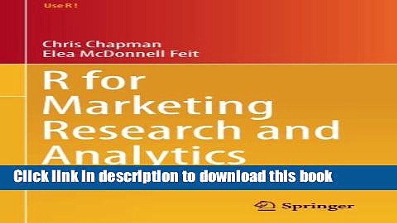 [Download] R for Marketing Research and Analytics (Use R!)  Read Online