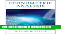 [PDF] Econometric Analysis (7th Edition)  Read Online