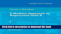 [Read  e-Book PDF] A Modern Approach to Regression with R (Springer Texts in Statistics) Free Books