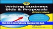 Books Writing Business Bids and Proposals For Dummies Full Download