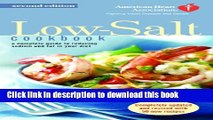 Ebook The American Heart Association Low-Salt Cookbook: A Complete Guide to Reducing Sodium and