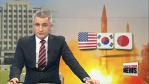 S. Korea, U.S., Japan discuss N. Korea missile launch