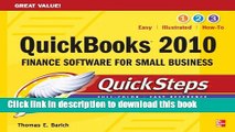 Ebook QuickBooks 2010 QuickSteps Free Online