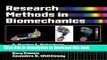 Ebook Research Methods in Biomechanics Free Online
