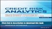 [Download] Credit Risk Analytics: Measurement Techniques, Applications, and Examples in SAS (Wiley