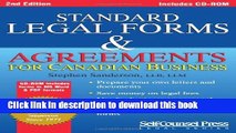 Books Standard Legal Forms   Agreements: Prepare your own legal documents Full Online