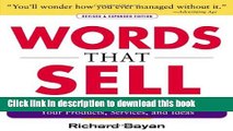 Ebook Words that Sell: More than 6000 Entries to Help You Promote Your Products, Services, and