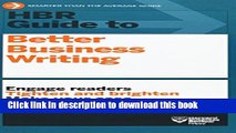 Ebook HBR Guide to Better Business Writing (HBR Guide Series) Free Online