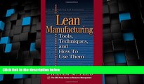 Big Deals  Lean Manufacturing: Tools, Techniques, and How to Use Them (Resource Management)  Best