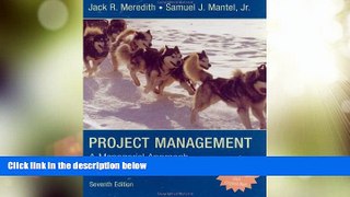 Big Deals  Project Management: A Managerial Approach  Free Full Read Best Seller