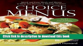 Ebook Choice Menus(new Edition): Low Sodium Version Full Online