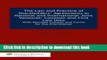 Ebook The Law and Practice of Shareholders  Agreements in National and International Joint