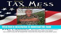 Books Annual Tax Mess Organizer For The Cannabis/Marijuana Industry: Help for self-employed