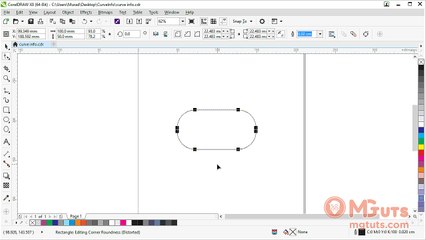 How to measure curve line size in CorelDraw - Free video tutorials