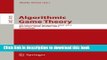 Ebook Algorithmic Game Theory: 5th International Symposium, SAGT 2012, Barcelona, Spain, October