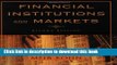 Books Financial Institutions and Markets Free Online