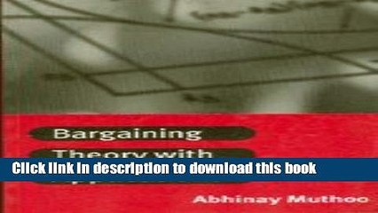 [Download] Bargaining Theory with Applications  Read Online
